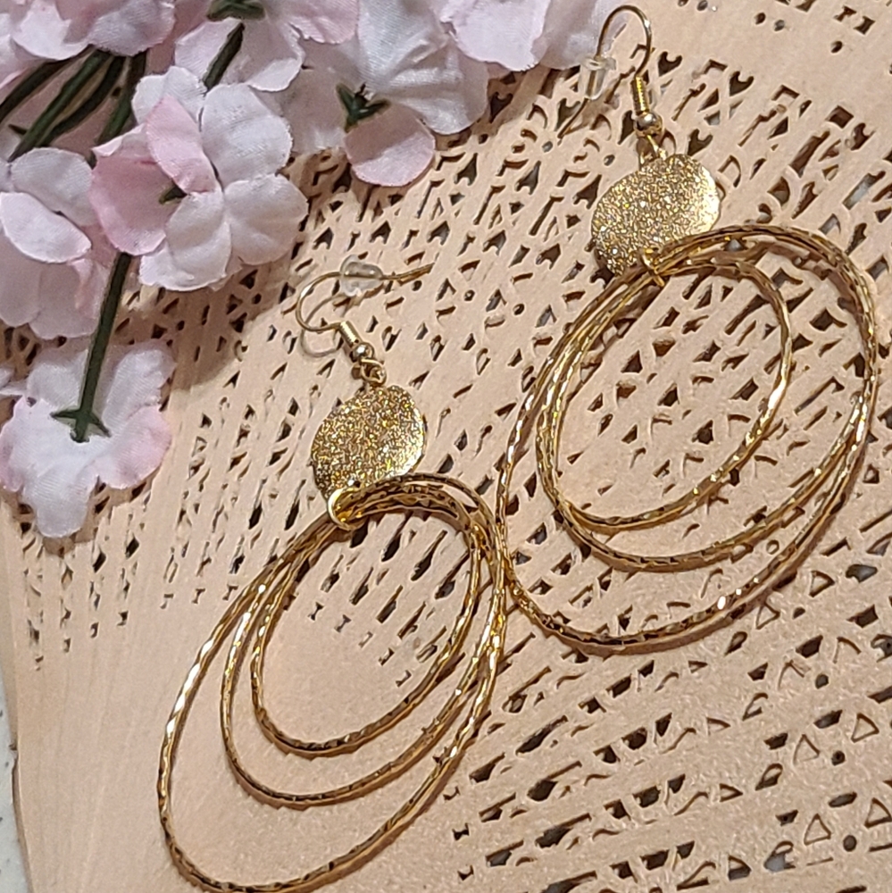 90's Earrings gold for sale